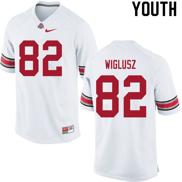 Youth #82 Sam Wiglusz Ohio State Buckeyes College Football Jerseys Sale-White